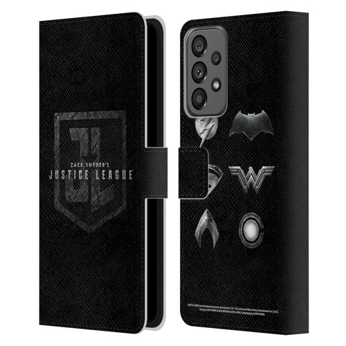 Zack Snyder's Justice League Snyder Cut Character Art Logo Leather Book Wallet Case Cover For Samsung Galaxy A73 5G (2022)