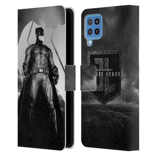 Zack Snyder's Justice League Snyder Cut Character Art Batman Leather Book Wallet Case Cover For Samsung Galaxy F22 (2021)