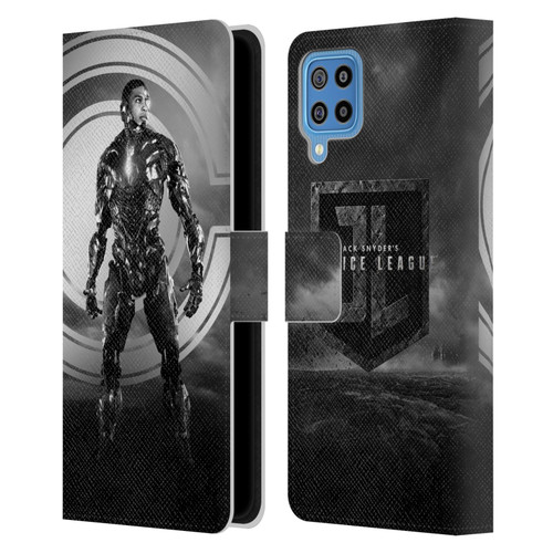 Zack Snyder's Justice League Snyder Cut Character Art Cyborg Leather Book Wallet Case Cover For Samsung Galaxy F22 (2021)