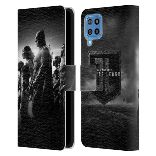 Zack Snyder's Justice League Snyder Cut Character Art Group Leather Book Wallet Case Cover For Samsung Galaxy F22 (2021)