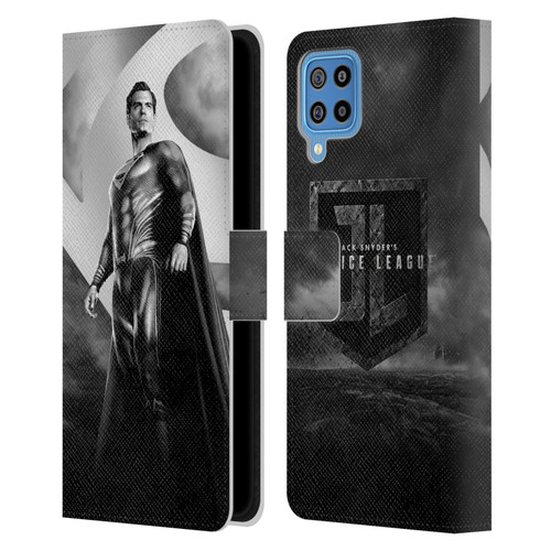 Zack Snyder's Justice League Snyder Cut Character Art Superman Leather Book Wallet Case Cover For Samsung Galaxy F22 (2021)