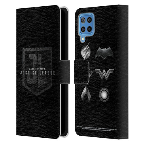 Zack Snyder's Justice League Snyder Cut Character Art Logo Leather Book Wallet Case Cover For Samsung Galaxy F22 (2021)