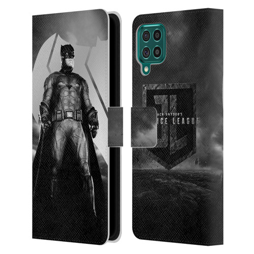 Zack Snyder's Justice League Snyder Cut Character Art Batman Leather Book Wallet Case Cover For Samsung Galaxy F62 (2021)