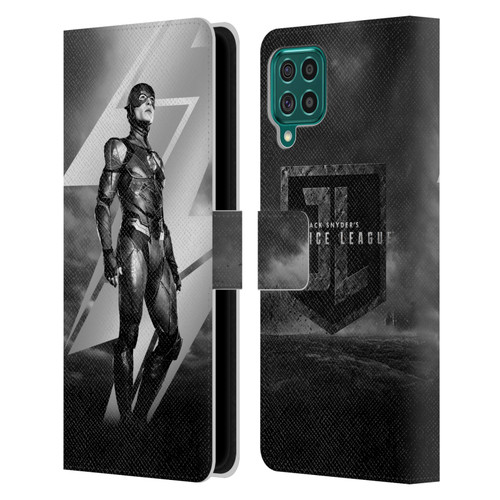 Zack Snyder's Justice League Snyder Cut Character Art Flash Leather Book Wallet Case Cover For Samsung Galaxy F62 (2021)