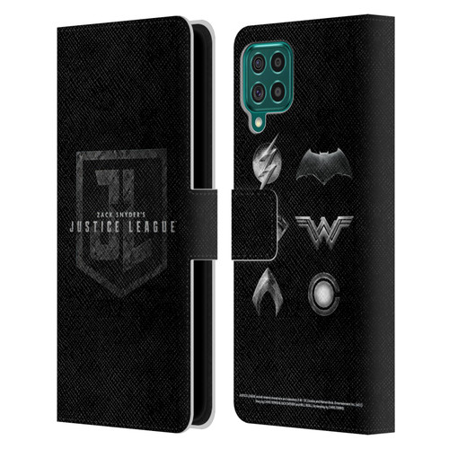 Zack Snyder's Justice League Snyder Cut Character Art Logo Leather Book Wallet Case Cover For Samsung Galaxy F62 (2021)