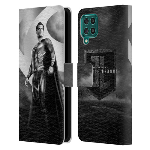 Zack Snyder's Justice League Snyder Cut Character Art Superman Leather Book Wallet Case Cover For Samsung Galaxy F62 (2021)