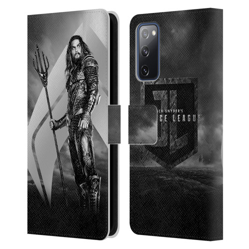 Zack Snyder's Justice League Snyder Cut Character Art Aquaman Leather Book Wallet Case Cover For Samsung Galaxy S20 FE / 5G