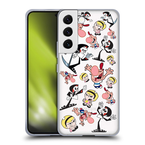 The Grim Adventures of Billy & Mandy Graphics Icons Soft Gel Case for Samsung Galaxy S22 5G
