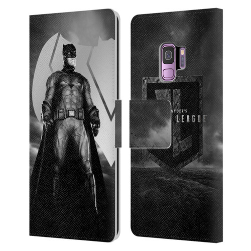 Zack Snyder's Justice League Snyder Cut Character Art Batman Leather Book Wallet Case Cover For Samsung Galaxy S9