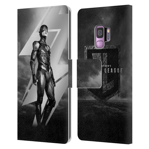 Zack Snyder's Justice League Snyder Cut Character Art Flash Leather Book Wallet Case Cover For Samsung Galaxy S9