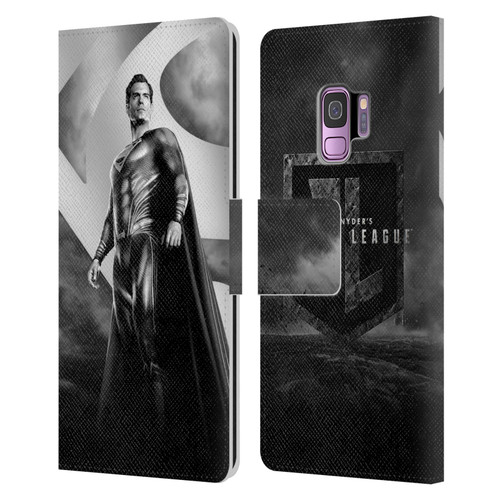 Zack Snyder's Justice League Snyder Cut Character Art Superman Leather Book Wallet Case Cover For Samsung Galaxy S9