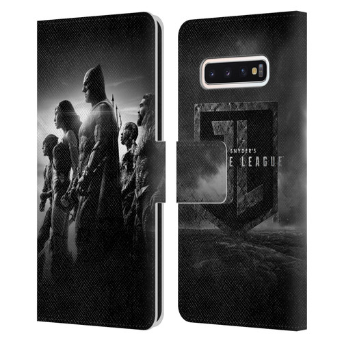 Zack Snyder's Justice League Snyder Cut Character Art Group Leather Book Wallet Case Cover For Samsung Galaxy S10