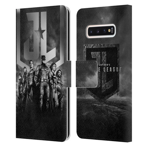 Zack Snyder's Justice League Snyder Cut Character Art Group Logo Leather Book Wallet Case Cover For Samsung Galaxy S10