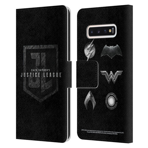 Zack Snyder's Justice League Snyder Cut Character Art Logo Leather Book Wallet Case Cover For Samsung Galaxy S10