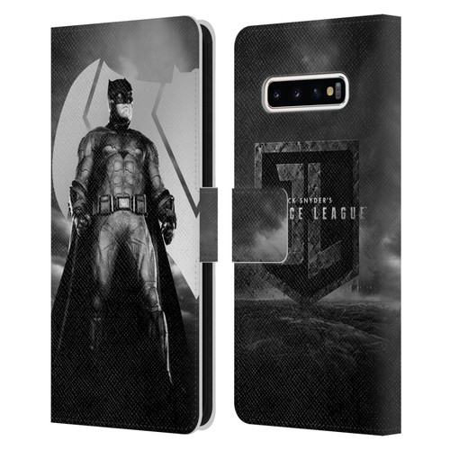 Zack Snyder's Justice League Snyder Cut Character Art Batman Leather Book Wallet Case Cover For Samsung Galaxy S10+ / S10 Plus