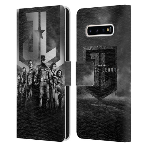 Zack Snyder's Justice League Snyder Cut Character Art Group Logo Leather Book Wallet Case Cover For Samsung Galaxy S10+ / S10 Plus