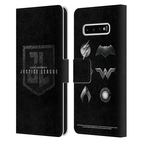 Zack Snyder's Justice League Snyder Cut Character Art Logo Leather Book Wallet Case Cover For Samsung Galaxy S10+ / S10 Plus