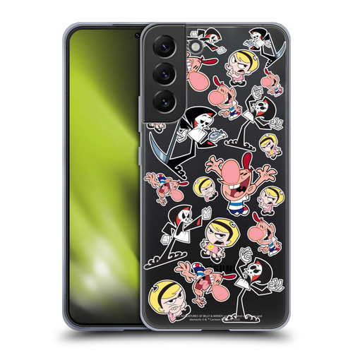 The Grim Adventures of Billy & Mandy Graphics Icons Soft Gel Case for Samsung Galaxy S22+ 5G