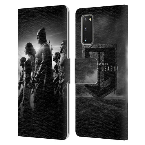 Zack Snyder's Justice League Snyder Cut Character Art Group Leather Book Wallet Case Cover For Samsung Galaxy S20 / S20 5G