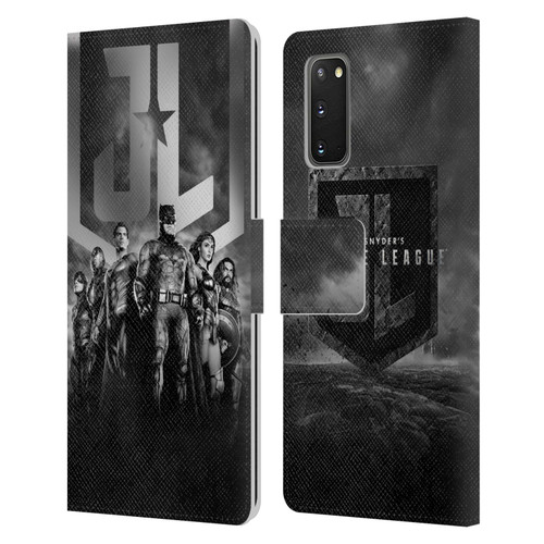 Zack Snyder's Justice League Snyder Cut Character Art Group Logo Leather Book Wallet Case Cover For Samsung Galaxy S20 / S20 5G