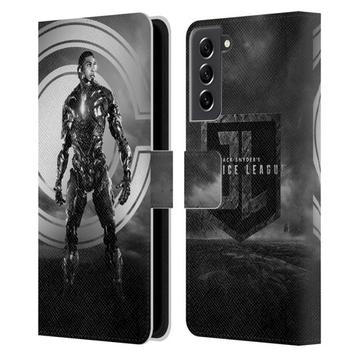 Zack Snyder's Justice League Snyder Cut Character Art Cyborg Leather Book Wallet Case Cover For Samsung Galaxy S21 FE 5G