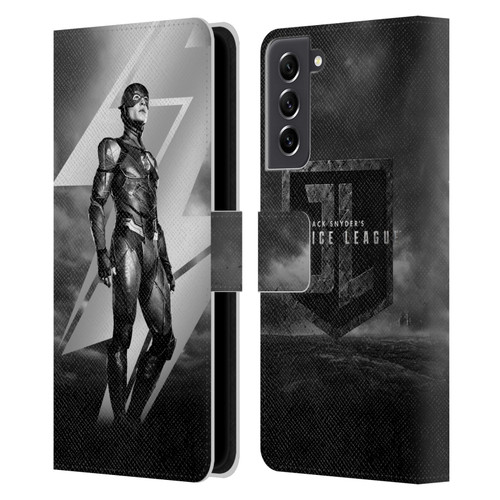 Zack Snyder's Justice League Snyder Cut Character Art Flash Leather Book Wallet Case Cover For Samsung Galaxy S21 FE 5G