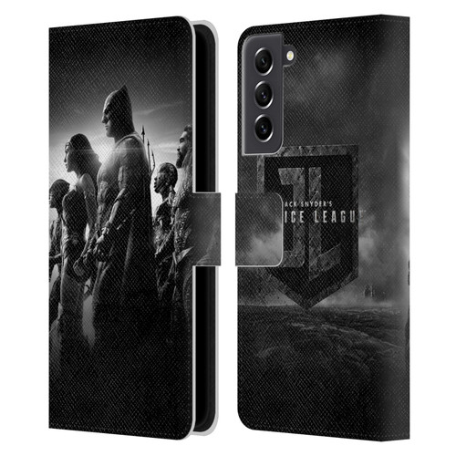 Zack Snyder's Justice League Snyder Cut Character Art Group Leather Book Wallet Case Cover For Samsung Galaxy S21 FE 5G