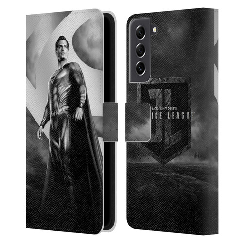 Zack Snyder's Justice League Snyder Cut Character Art Superman Leather Book Wallet Case Cover For Samsung Galaxy S21 FE 5G