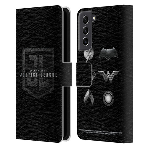 Zack Snyder's Justice League Snyder Cut Character Art Logo Leather Book Wallet Case Cover For Samsung Galaxy S21 FE 5G