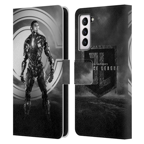 Zack Snyder's Justice League Snyder Cut Character Art Cyborg Leather Book Wallet Case Cover For Samsung Galaxy S21 5G