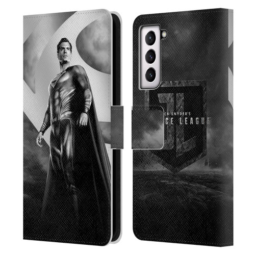 Zack Snyder's Justice League Snyder Cut Character Art Superman Leather Book Wallet Case Cover For Samsung Galaxy S21 5G