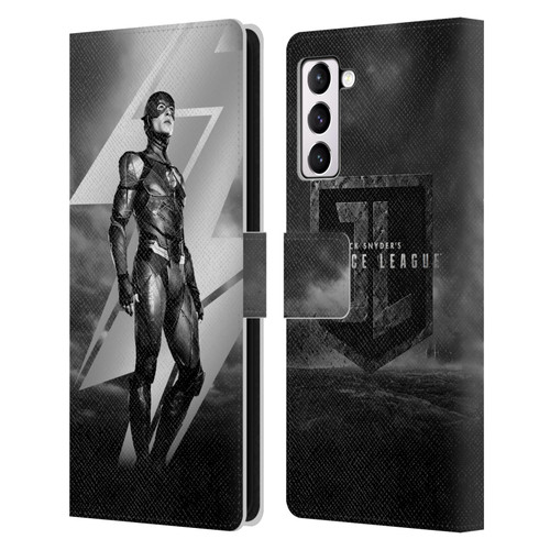 Zack Snyder's Justice League Snyder Cut Character Art Flash Leather Book Wallet Case Cover For Samsung Galaxy S21+ 5G