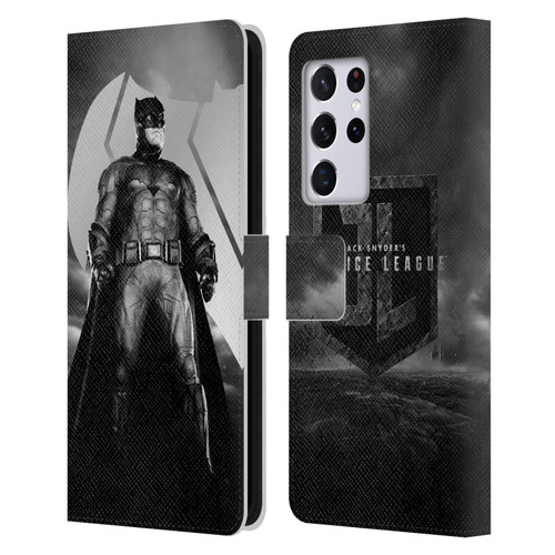 Zack Snyder's Justice League Snyder Cut Character Art Batman Leather Book Wallet Case Cover For Samsung Galaxy S21 Ultra 5G