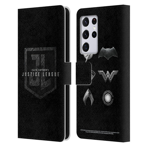 Zack Snyder's Justice League Snyder Cut Character Art Logo Leather Book Wallet Case Cover For Samsung Galaxy S21 Ultra 5G