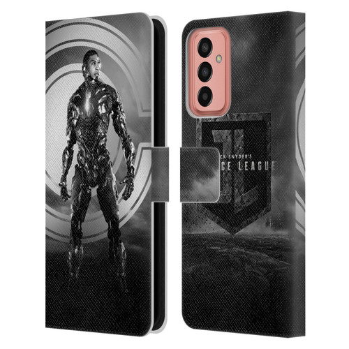 Zack Snyder's Justice League Snyder Cut Character Art Cyborg Leather Book Wallet Case Cover For Samsung Galaxy M13 (2022)