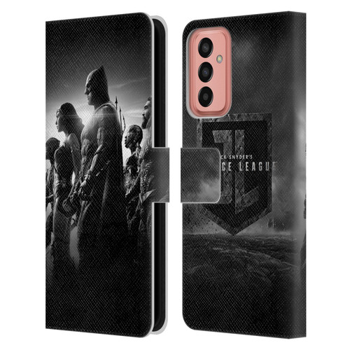 Zack Snyder's Justice League Snyder Cut Character Art Group Leather Book Wallet Case Cover For Samsung Galaxy M13 (2022)