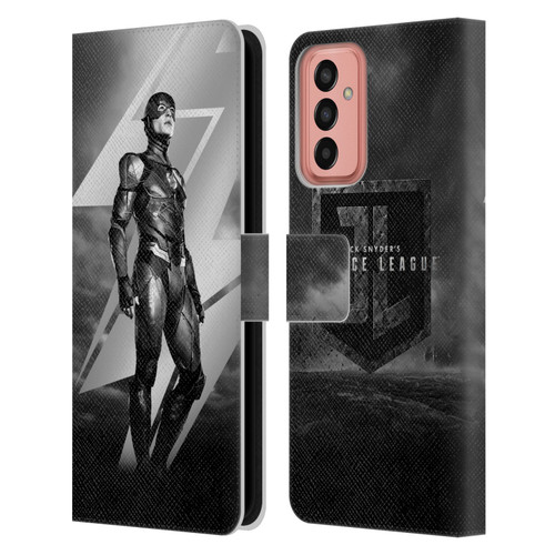 Zack Snyder's Justice League Snyder Cut Character Art Flash Leather Book Wallet Case Cover For Samsung Galaxy M13 (2022)