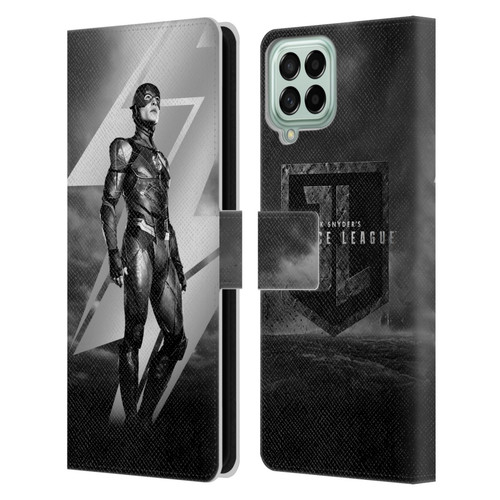 Zack Snyder's Justice League Snyder Cut Character Art Flash Leather Book Wallet Case Cover For Samsung Galaxy M33 (2022)