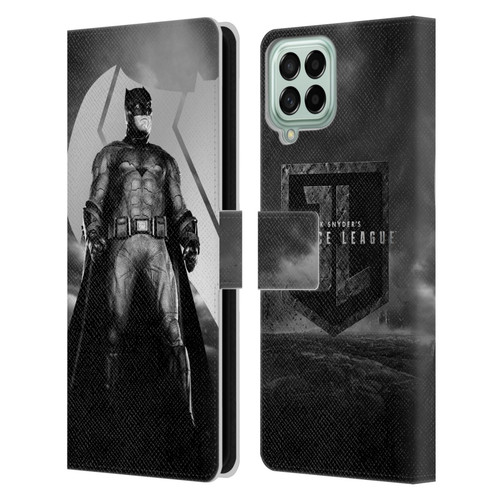 Zack Snyder's Justice League Snyder Cut Character Art Batman Leather Book Wallet Case Cover For Samsung Galaxy M53 (2022)