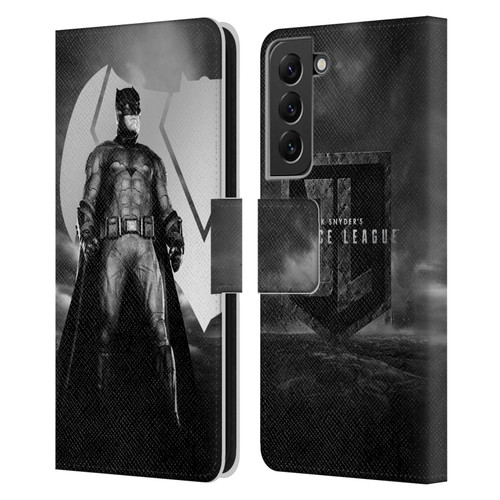 Zack Snyder's Justice League Snyder Cut Character Art Batman Leather Book Wallet Case Cover For Samsung Galaxy S22+ 5G