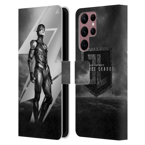 Zack Snyder's Justice League Snyder Cut Character Art Flash Leather Book Wallet Case Cover For Samsung Galaxy S22 Ultra 5G