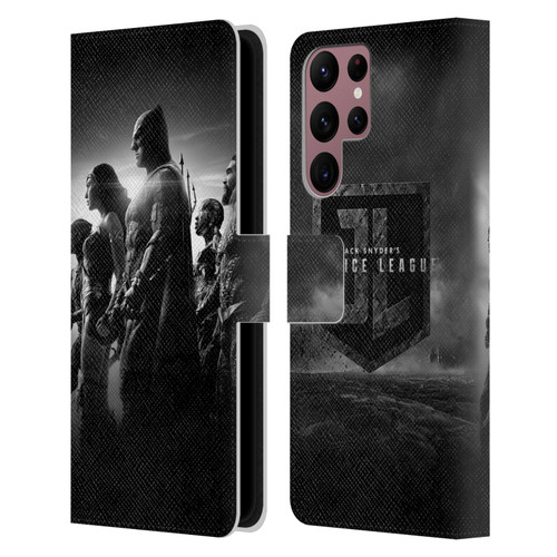 Zack Snyder's Justice League Snyder Cut Character Art Group Leather Book Wallet Case Cover For Samsung Galaxy S22 Ultra 5G