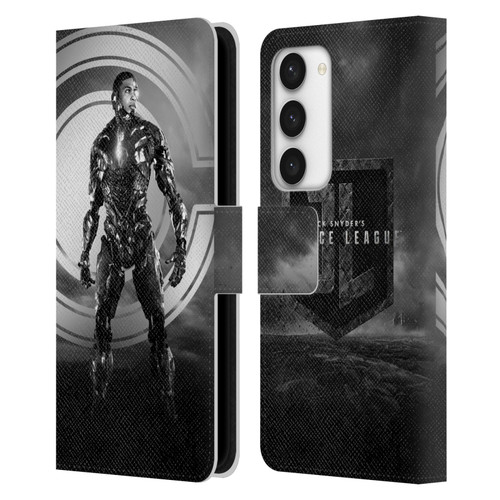 Zack Snyder's Justice League Snyder Cut Character Art Cyborg Leather Book Wallet Case Cover For Samsung Galaxy S23 5G