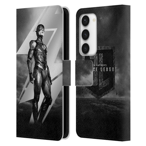 Zack Snyder's Justice League Snyder Cut Character Art Flash Leather Book Wallet Case Cover For Samsung Galaxy S23 5G