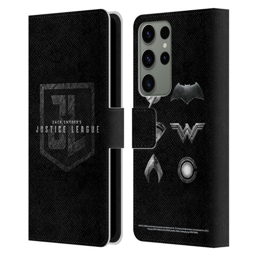 Zack Snyder's Justice League Snyder Cut Character Art Logo Leather Book Wallet Case Cover For Samsung Galaxy S23 Ultra 5G