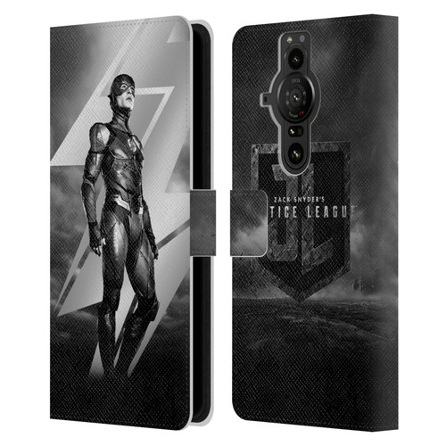 Zack Snyder's Justice League Snyder Cut Character Art Flash Leather Book Wallet Case Cover For Sony Xperia Pro-I