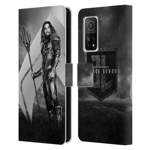 Zack Snyder's Justice League Snyder Cut Character Art Aquaman Leather Book Wallet Case Cover For Xiaomi Mi 10T 5G