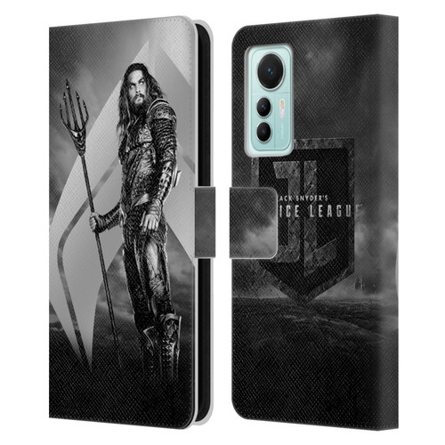 Zack Snyder's Justice League Snyder Cut Character Art Aquaman Leather Book Wallet Case Cover For Xiaomi 12 Lite