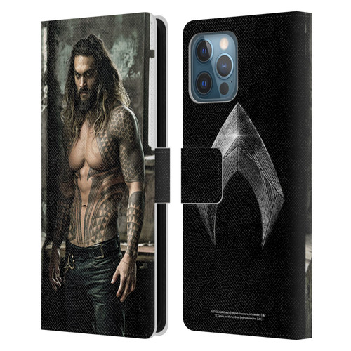 Zack Snyder's Justice League Snyder Cut Photography Aquaman Leather Book Wallet Case Cover For Apple iPhone 12 Pro Max