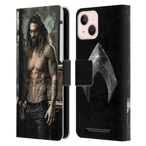 Zack Snyder's Justice League Snyder Cut Photography Aquaman Leather Book Wallet Case Cover For Apple iPhone 13